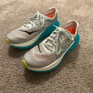 Hoka Mach X2 Running Shoes Frost Electric Aqua Women’s Size 10